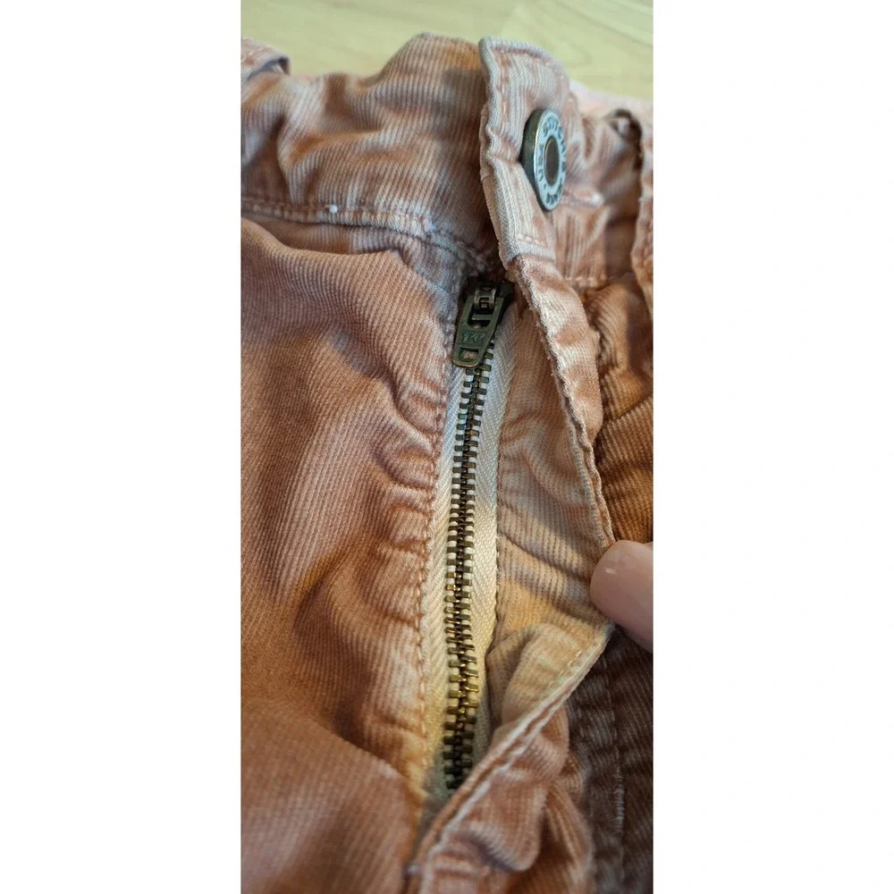 Stitch's Jeans Mens Corduroy Pants 31x32 Rustic Rust Straight Leg Distressed